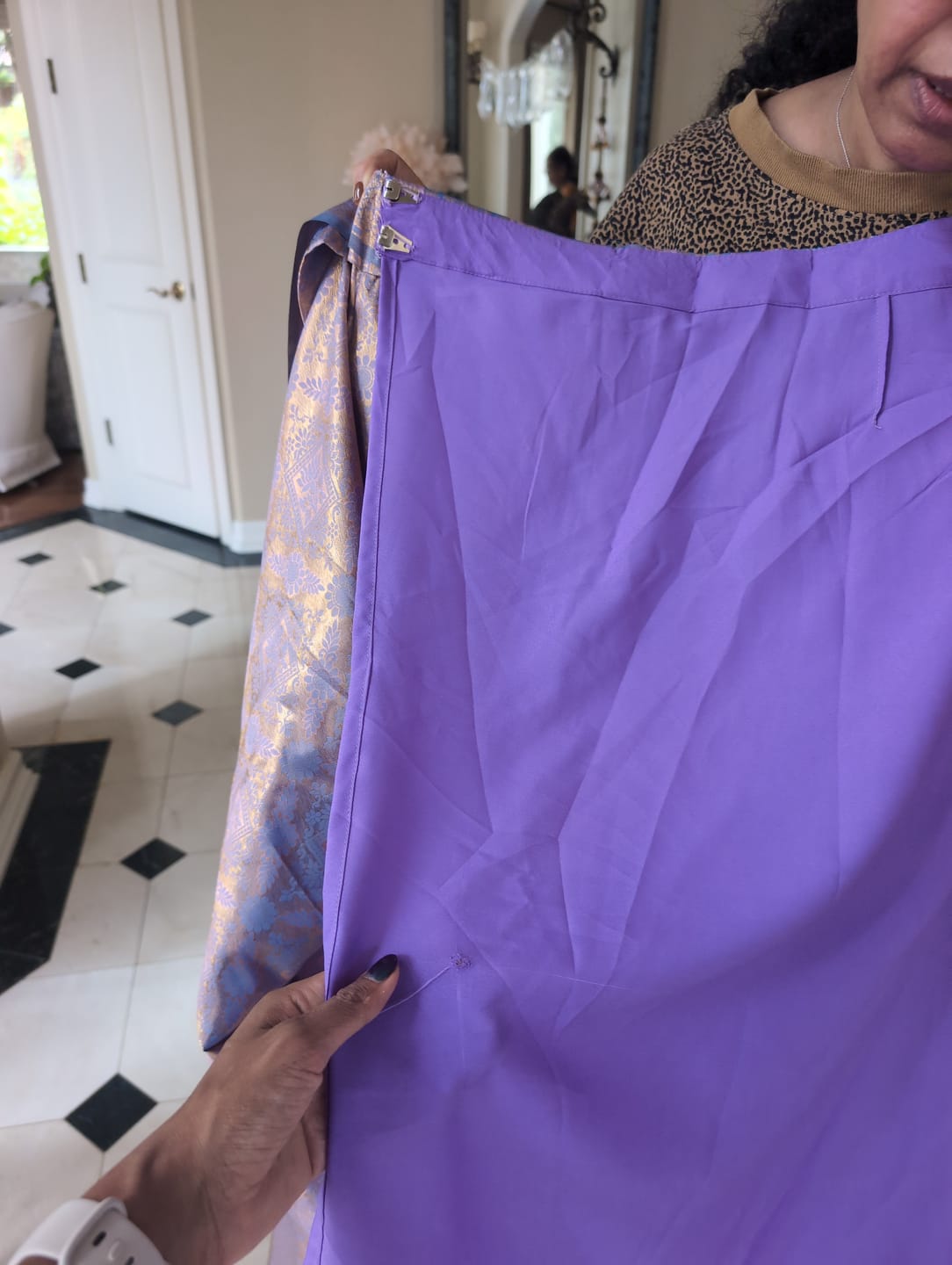 Customer photo review of Saree Blouse Stitching (Standard)