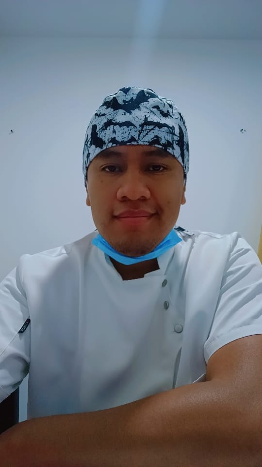 Customer photo review of Gorro quirúrgico Batman 1