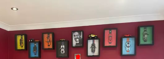 Customer photo review of 3D-Auto-Rahmenkunst