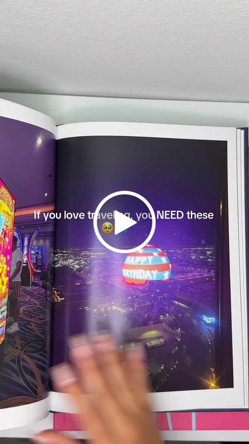 Customer video review of Custom Travel Book