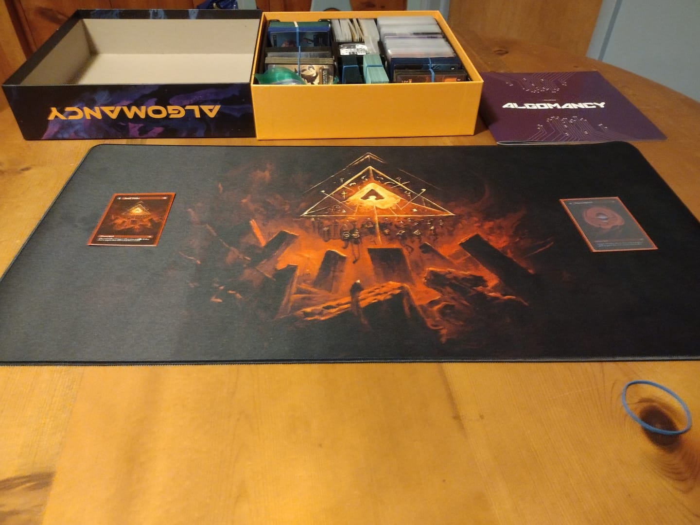 Customer photo review of Algomancy Oversized Playmats - 28"x14"