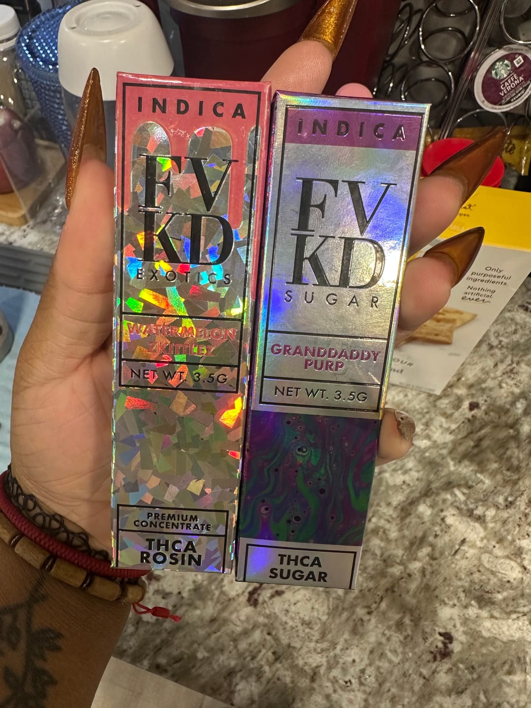 Customer photo review of FVKD THCA SUGAR DISPOSABLE | 3.5g. VI