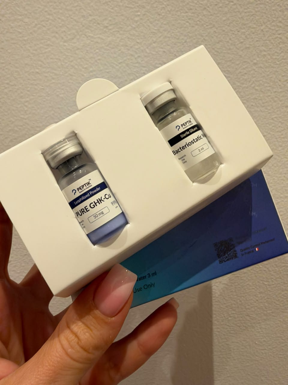 Customer photo review of Pure GHK-Cu 50mg Vial