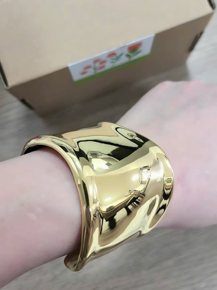 Customer photo review of Elsa Peretti Small Bone Cuff Bracelet