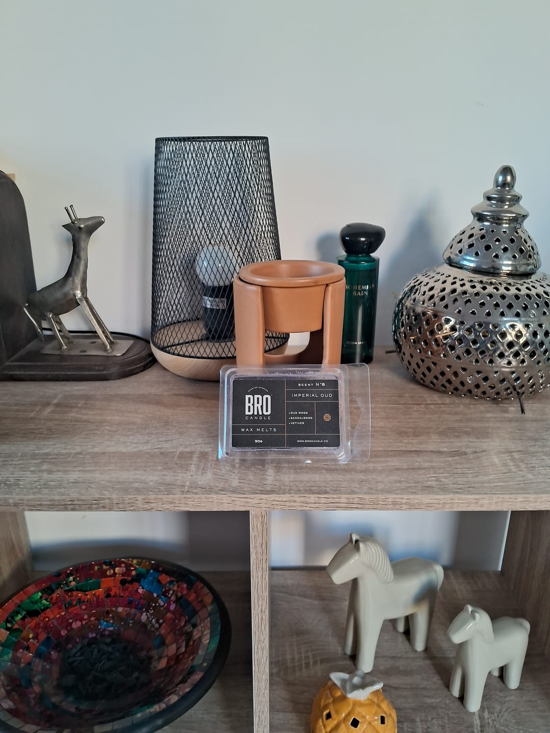Customer photo review of Imperial Oud Wax Melts