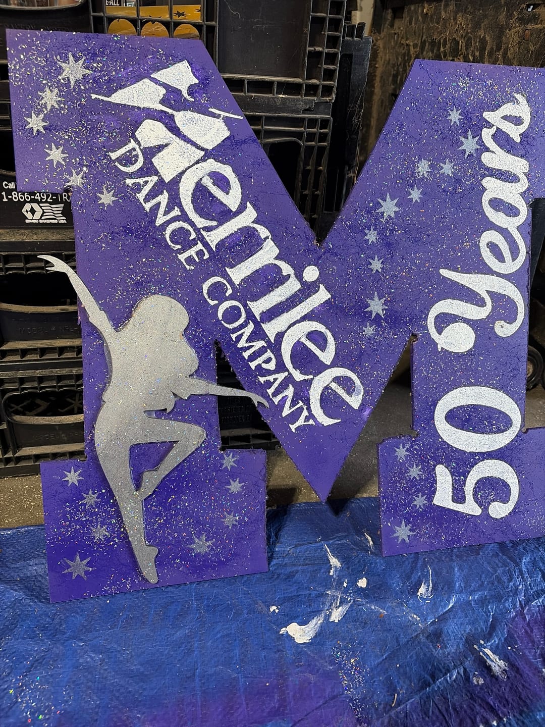 Customer photo review of Unfinished Wood Dancer Shape - Dance Craft - up to 46" DIY