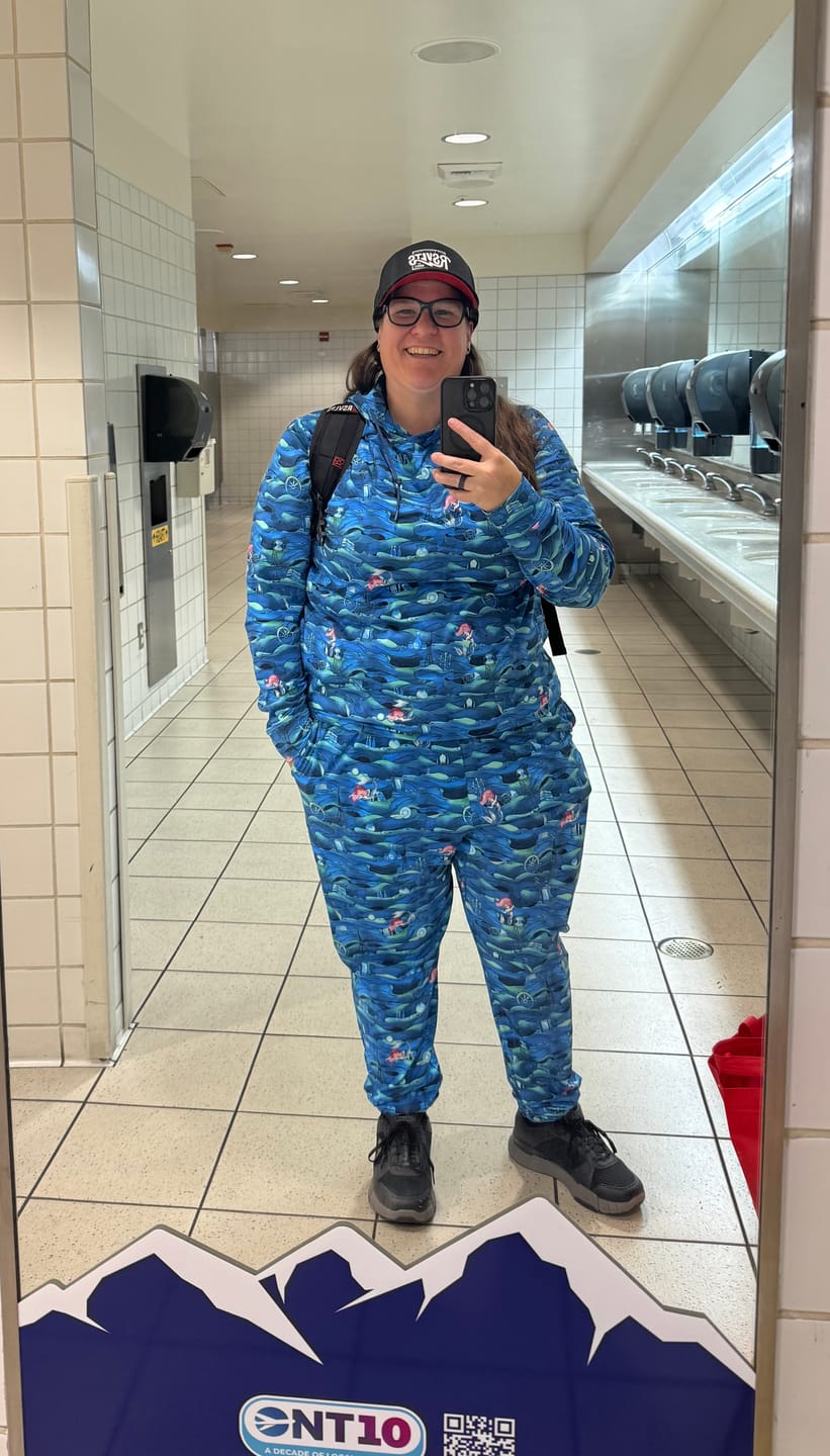 Customer photo review of Disney’s The Little Mermaid “The Secret Grotto" – Performance Hoodie