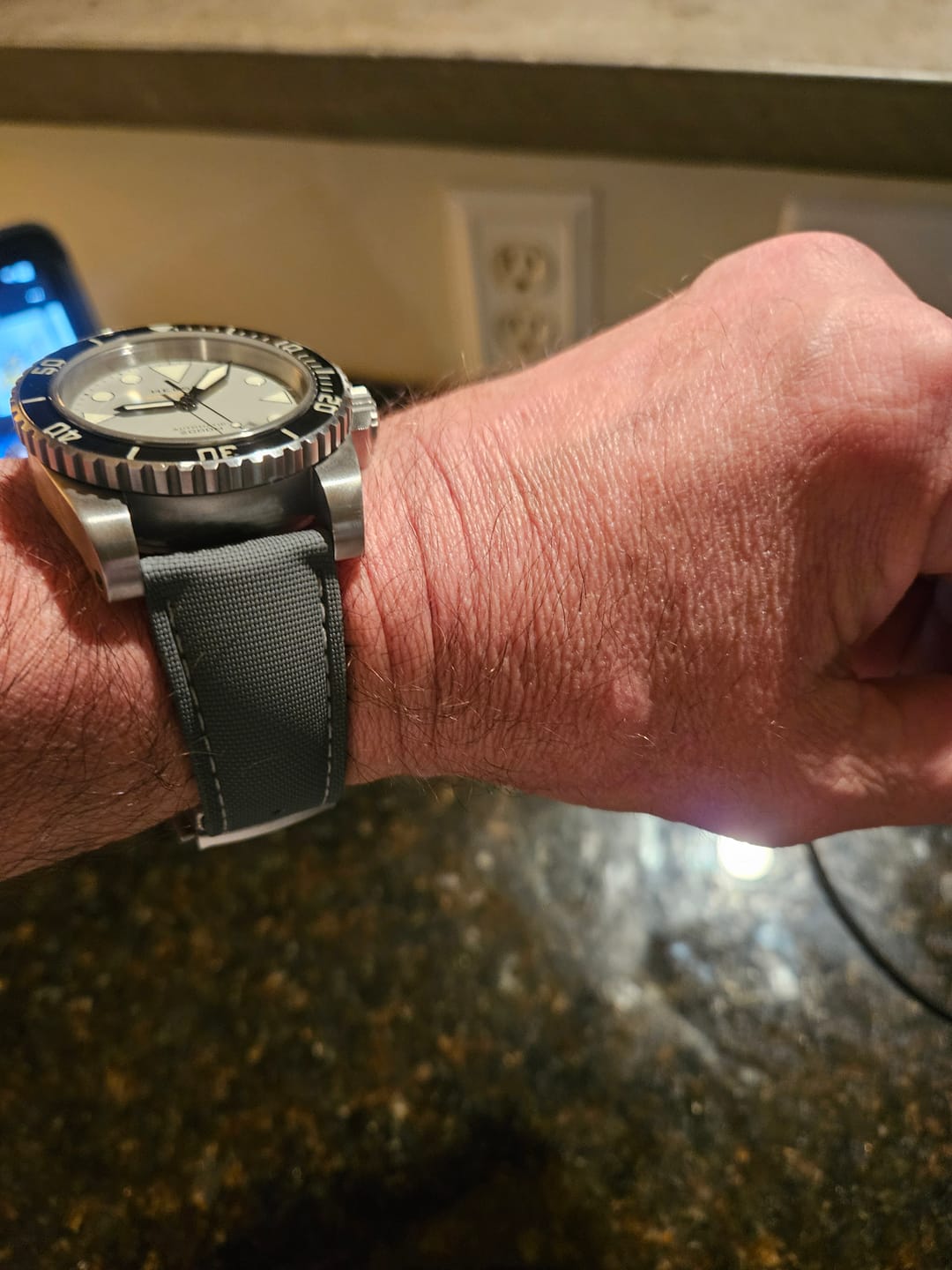 Customer photo review of Sailcloth Rubber Deploy - Gray