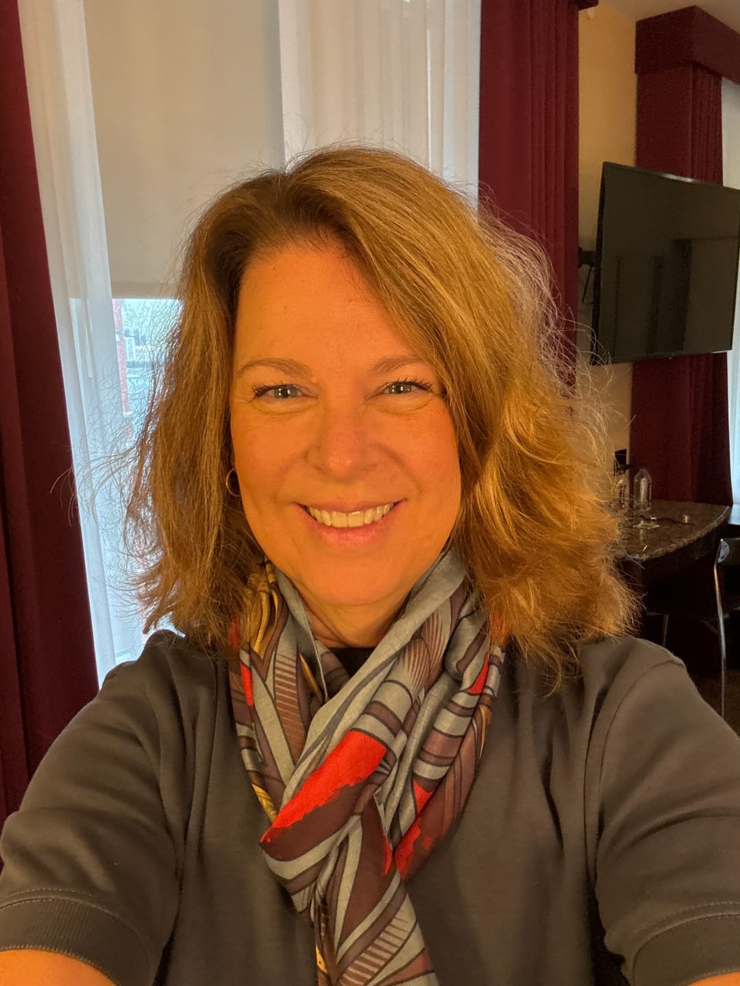 Customer photo review of Chivalry All-Season Scarf