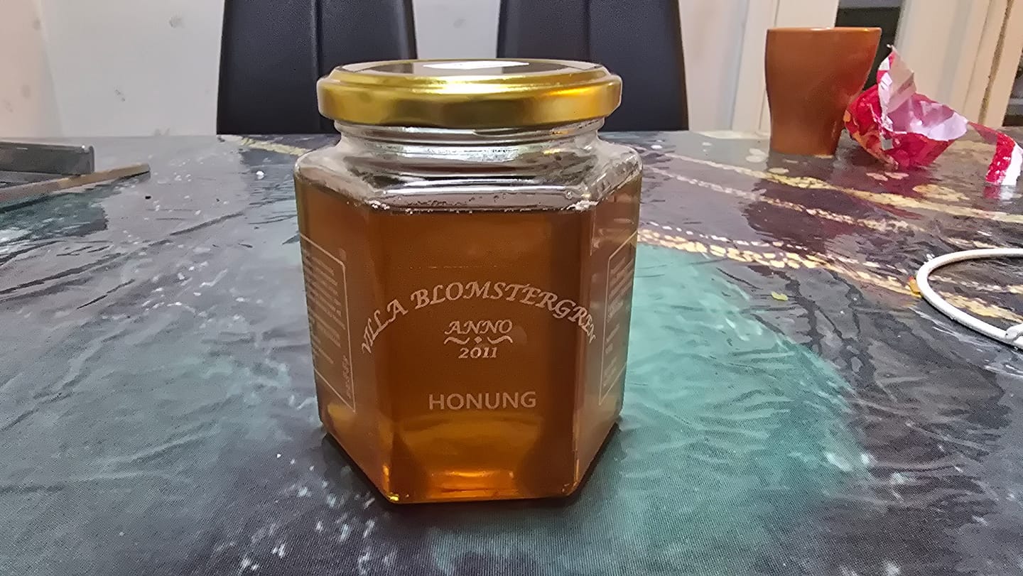 Customer photo review of Flytande honung 2 kg (4×500 g) – Svensk RAW honung