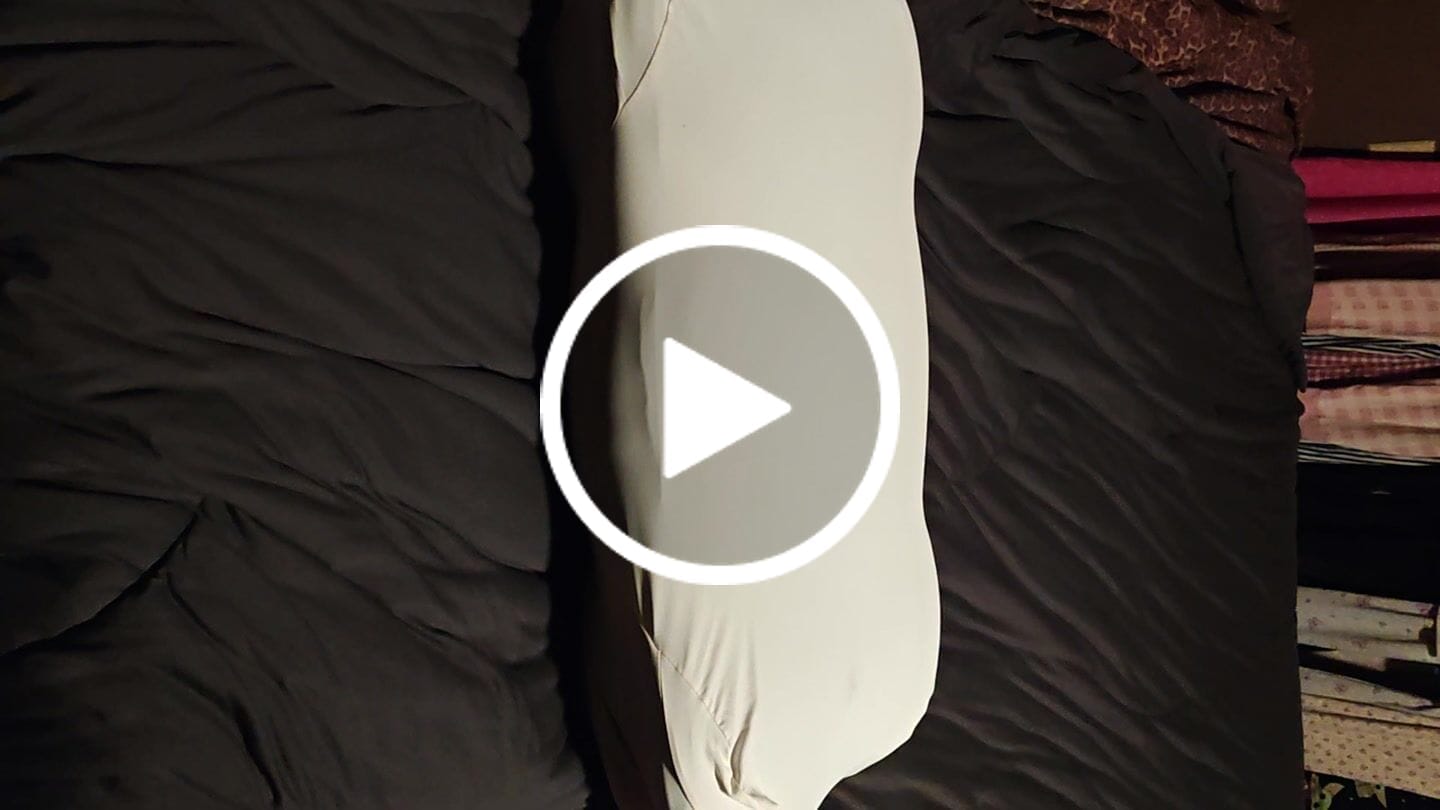 Customer video review of CloudAlign™ Pillow