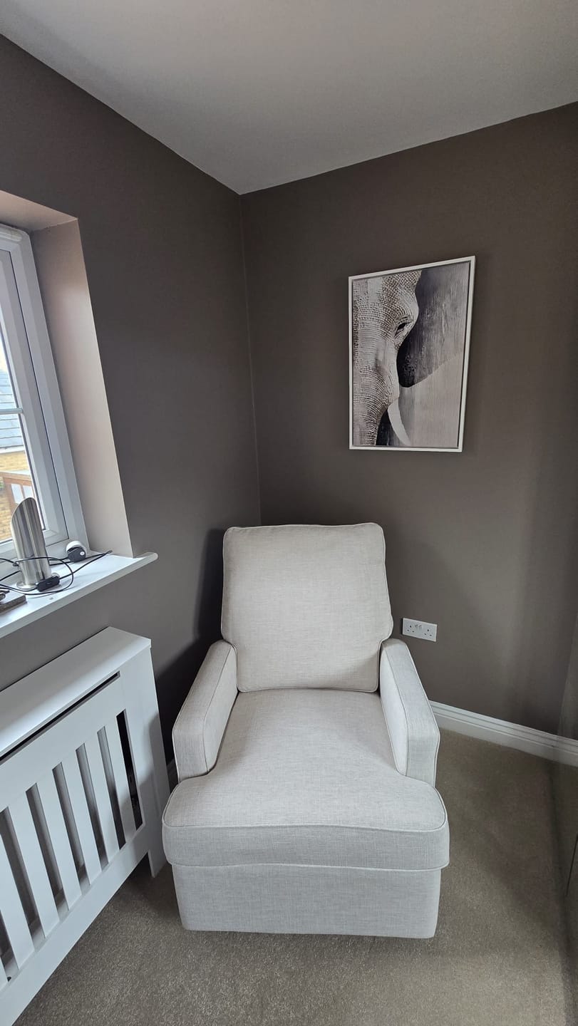Customer photo review of Textured Elephant Canvas Print