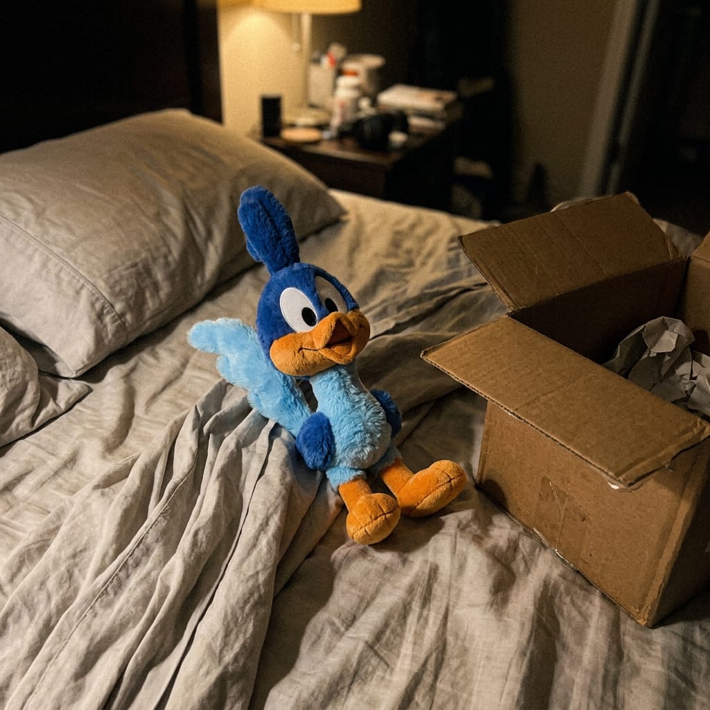 Customer photo review of Peluche que corre al agitarlo