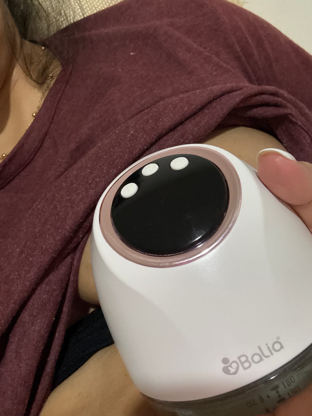 Customer photo review of Extractor de leche inalámbrico