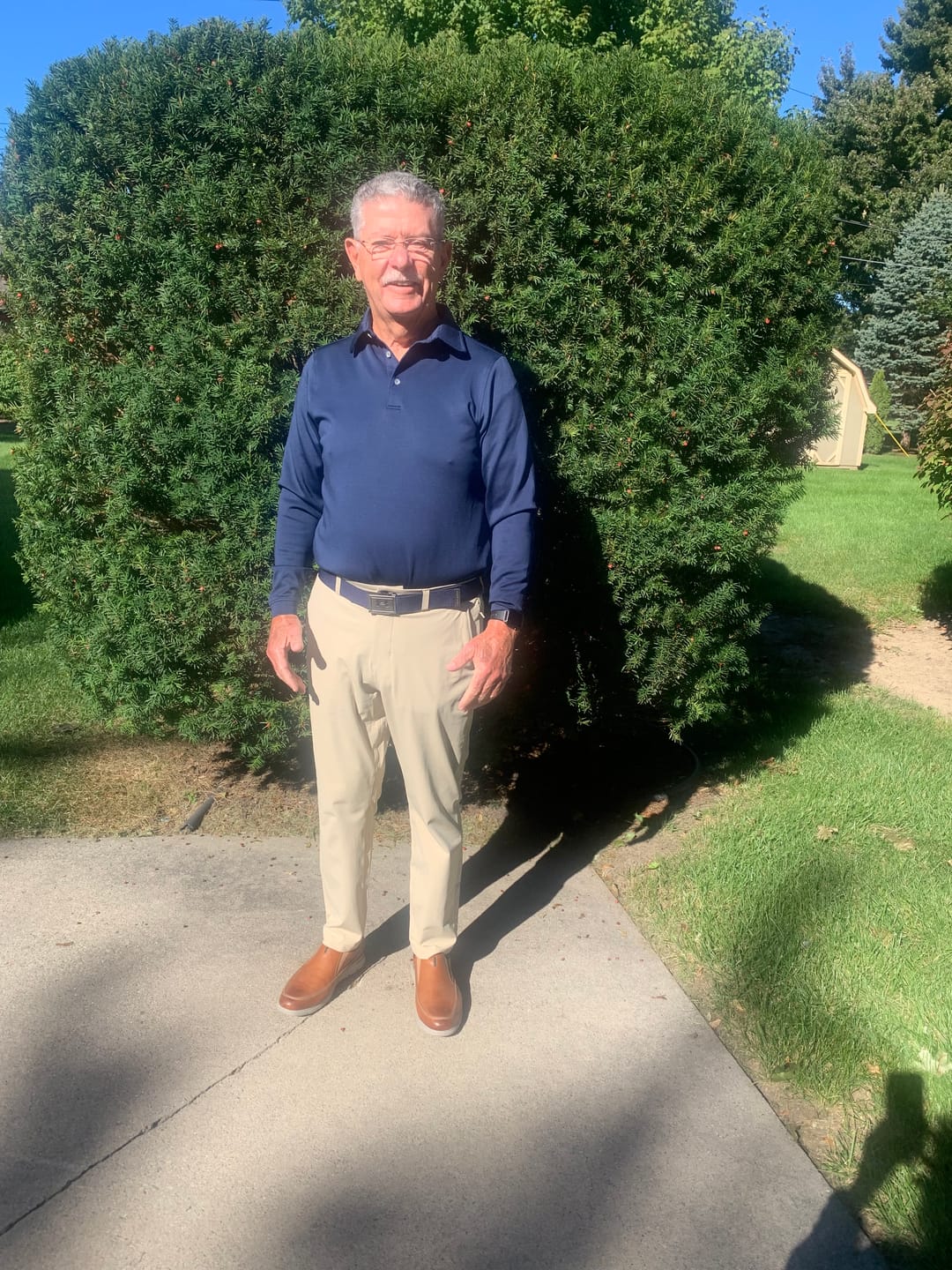 Customer photo review of Infinity Polo Long Sleeve