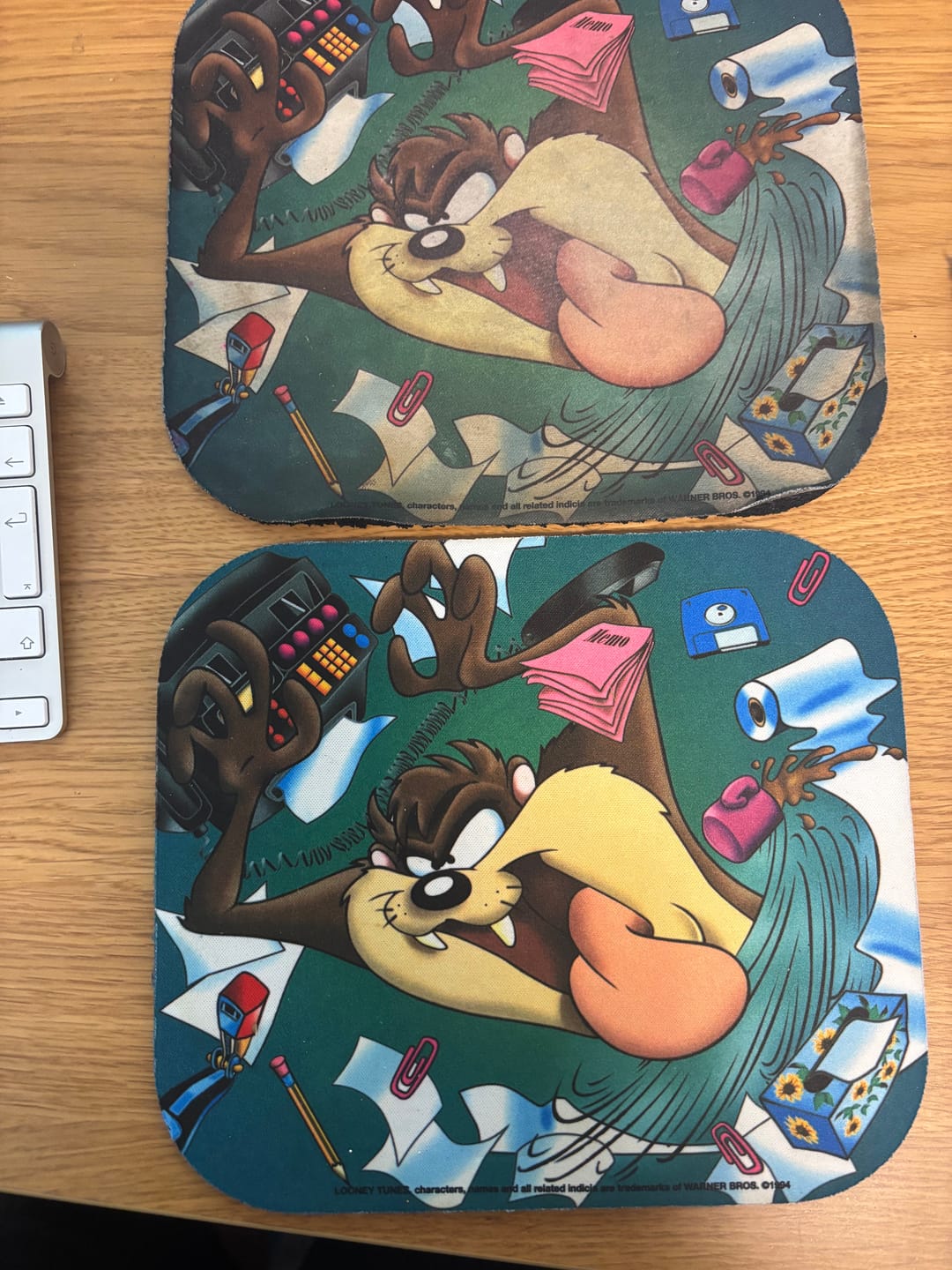 Customer photo review of Looney Tunes Tasmanian Devil Mouse Pad