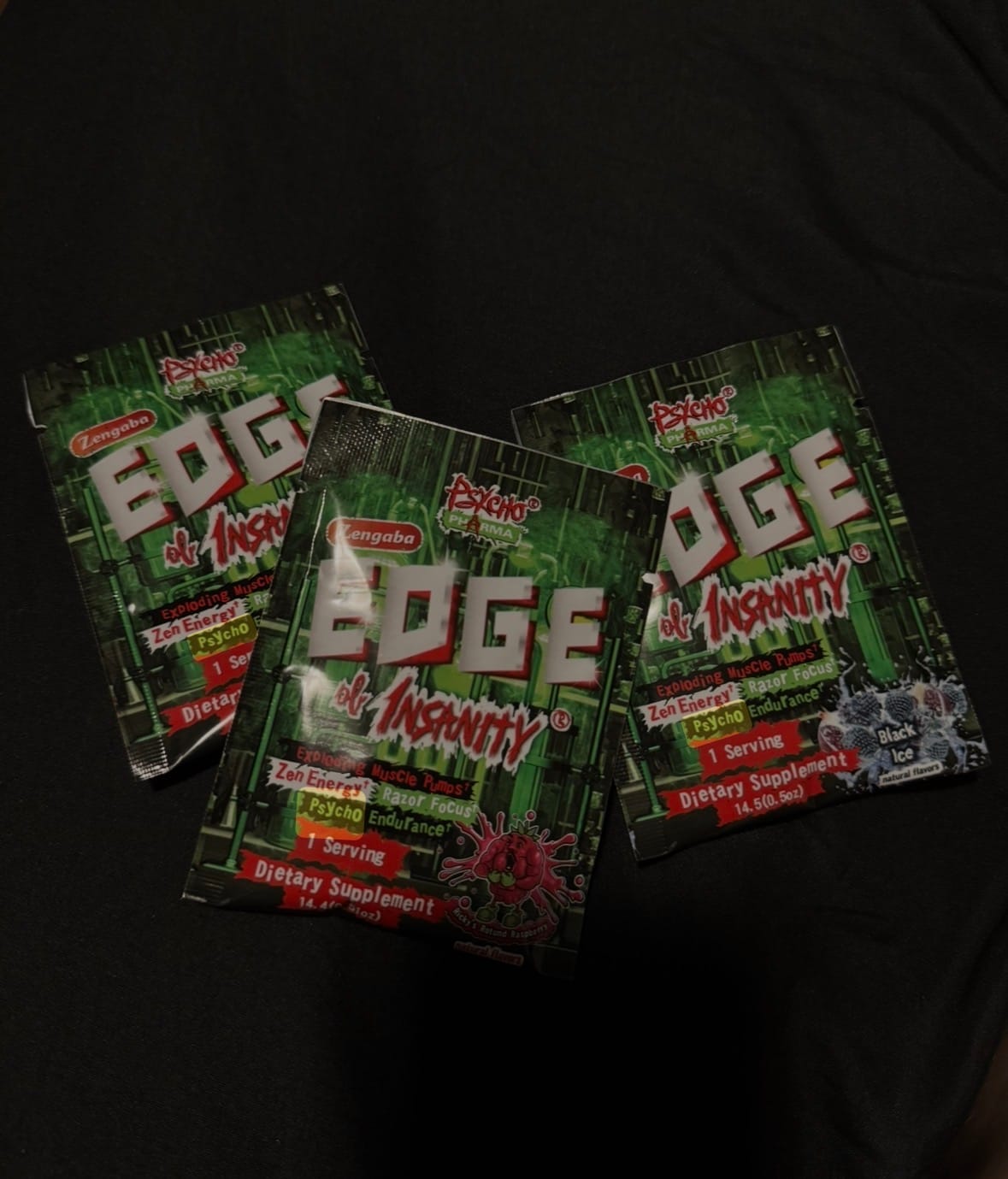 Customer photo review of Edge of Insanity Packet