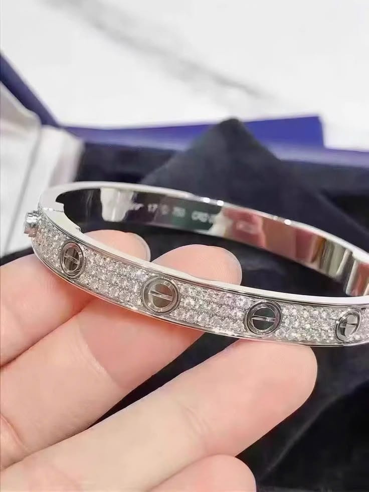 Customer photo review of Love Diamond-Paved Bracelet