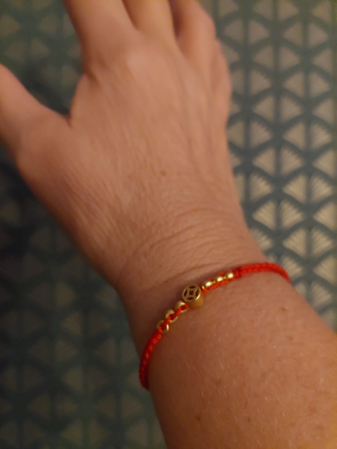 Customer photo review of Tibetisches Wunscharmband
