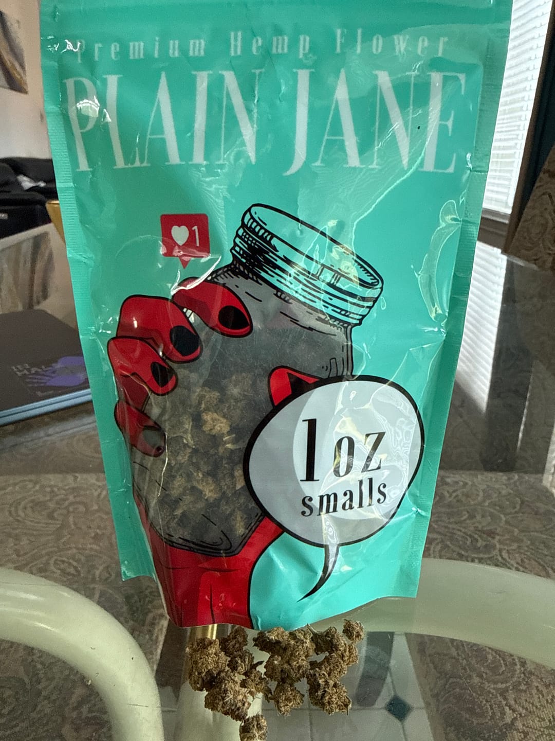 Customer photo review of 1 Oz Cheap CBD Small Buds