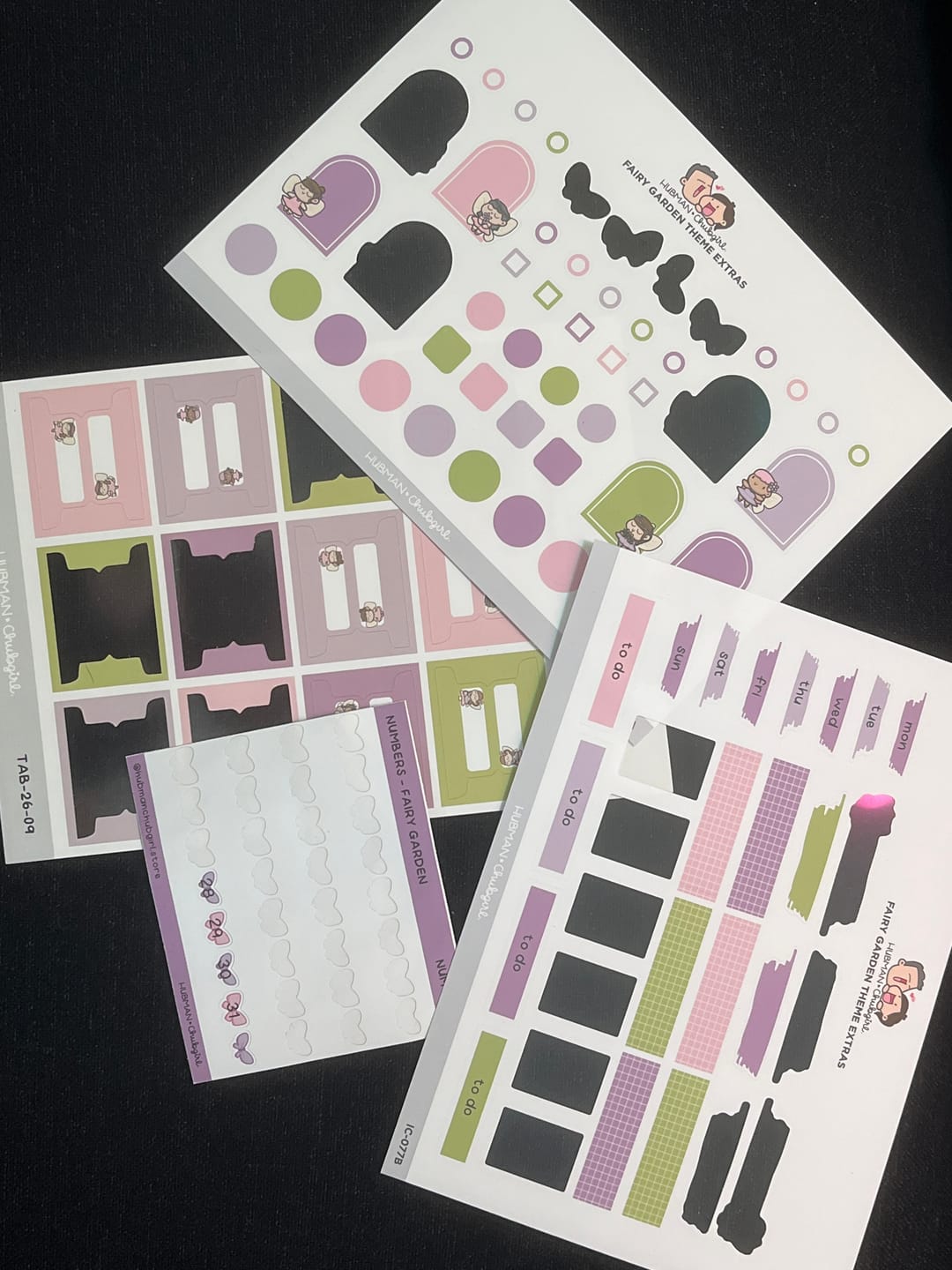 Customer photo review of Fairy Garden Journaling Extras Sticker Set