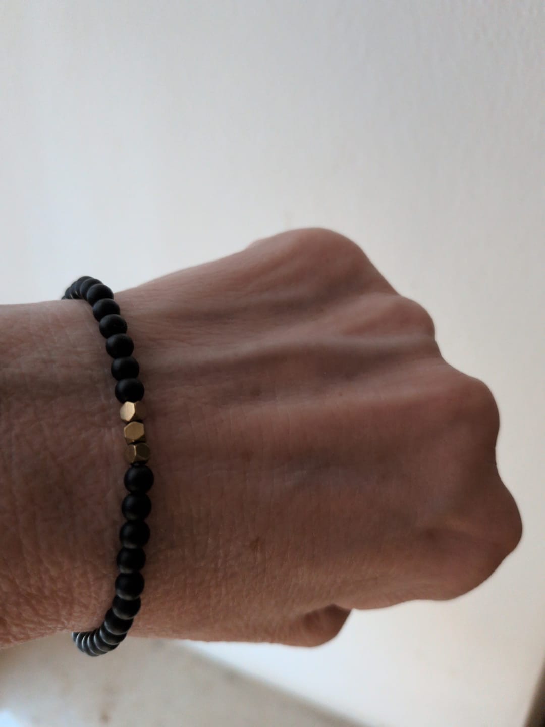 Customer photo review of Obsidian Armband