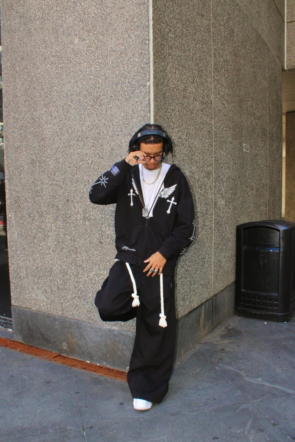 Customer photo review of Aelfric Eden Super Baggy Barrel Sweatpants