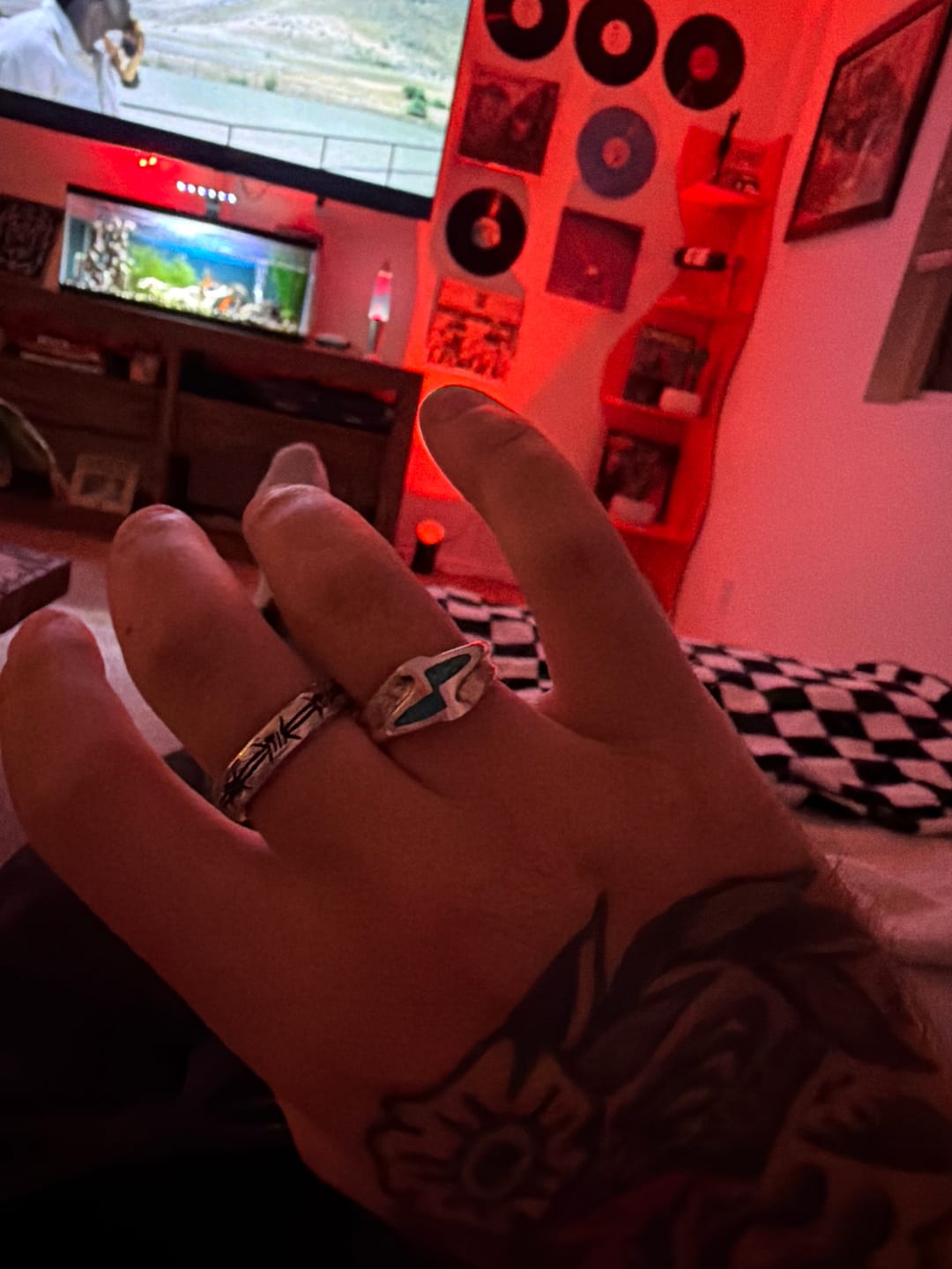 Customer photo review of Barbed Wire Ring