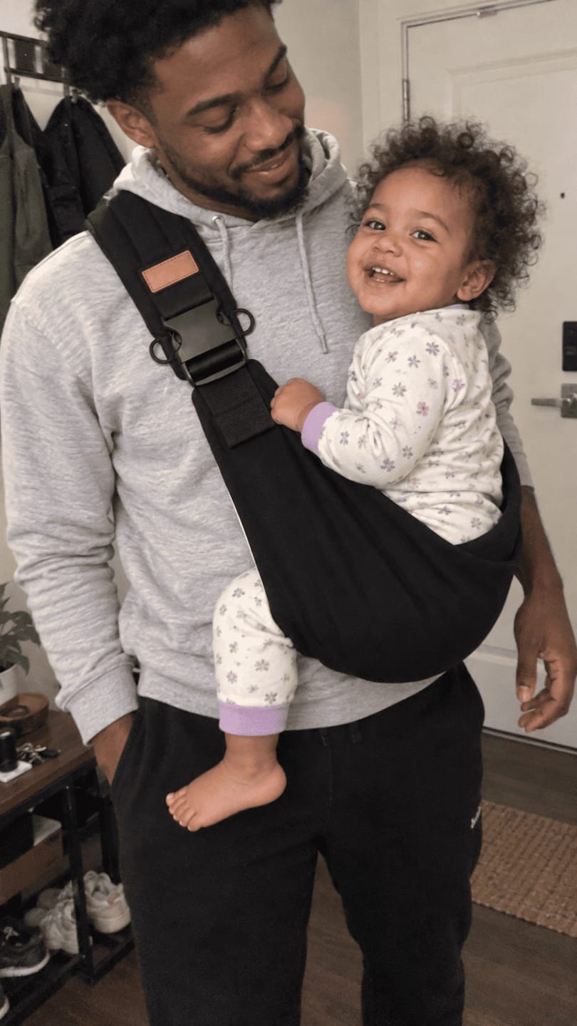Customer photo review of Portabebé Compacto Ajustable