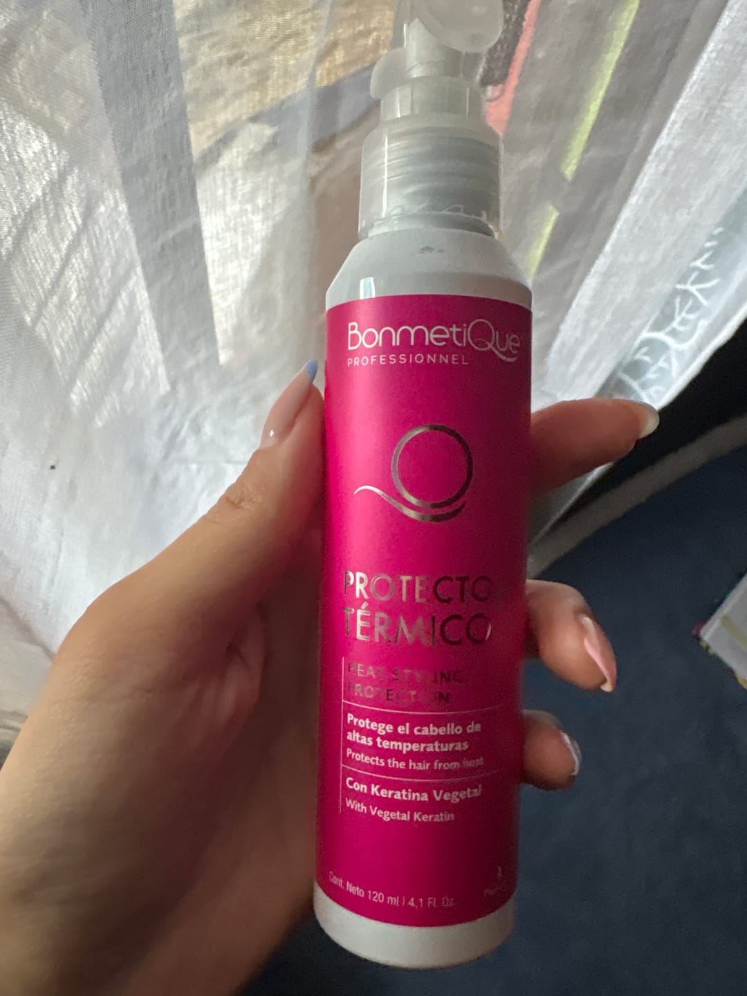 Customer photo review of Termoprotector Con Keratina 120ml Bonmetique