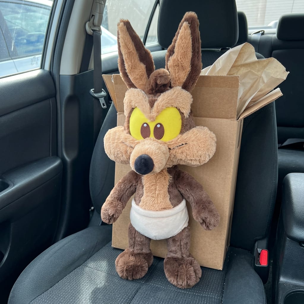 Customer photo review of Peluche que corre al agitarlo