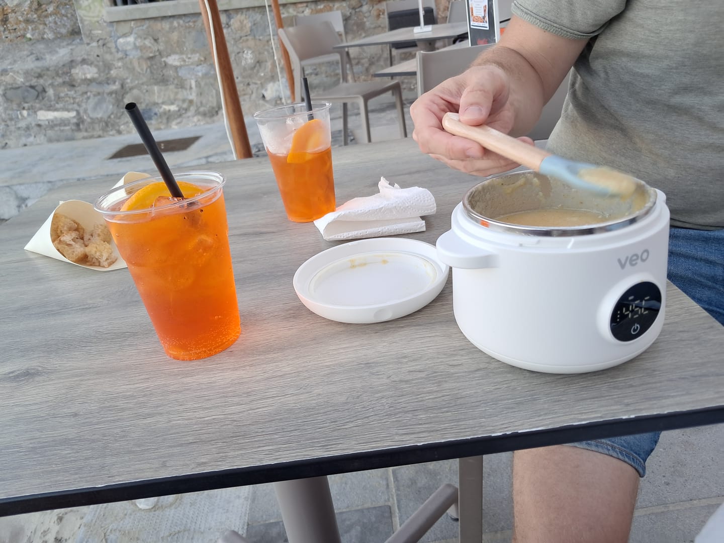Customer photo review of Veo - Scalda pappa portatile a batteria