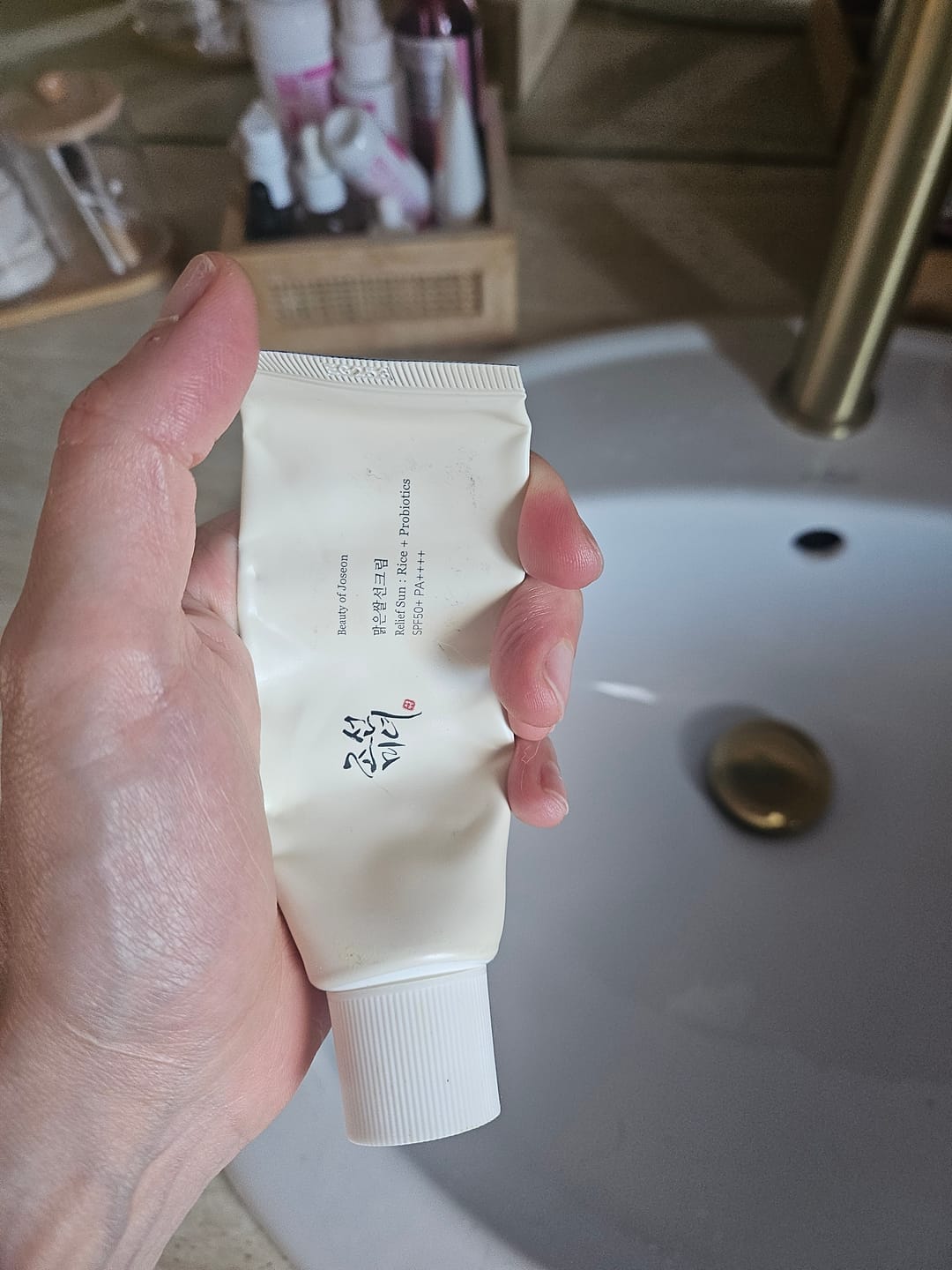 Customer photo review of Saules aizsargkrēms ar probiotiķiem Beauty of Joseon Relief Sun Rice Probiotics SPF50
