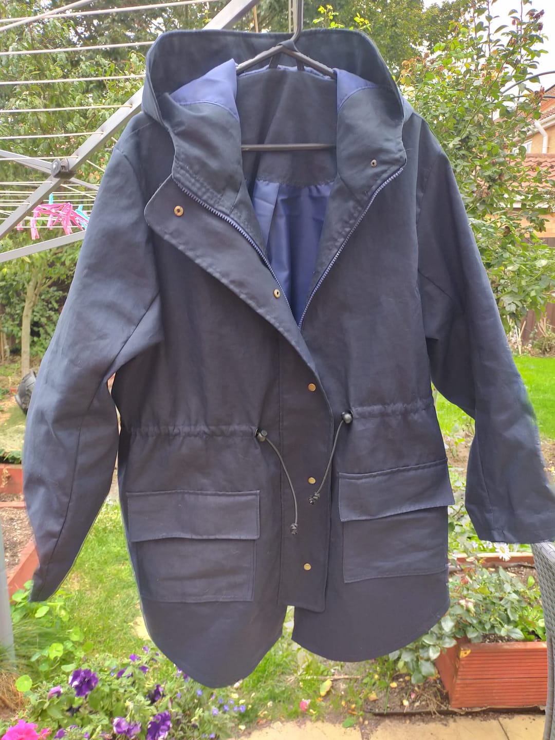 Customer photo review of Double Sided Water Resistant Cotton Twill Fabric