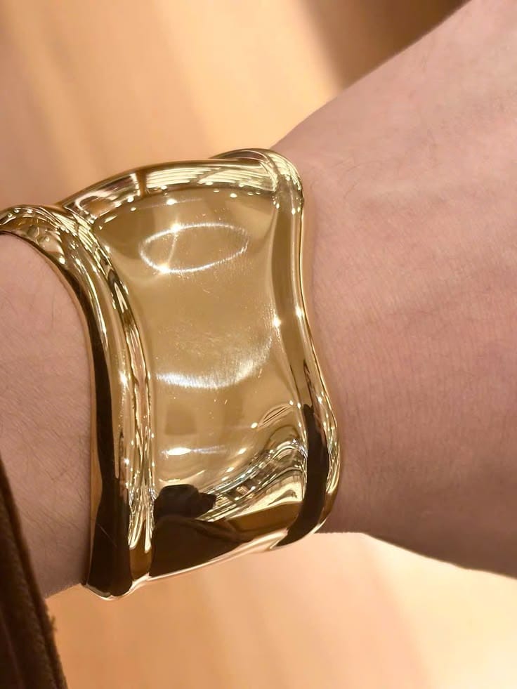 Customer photo review of Elsa Peretti Small Bone Cuff Bracelet