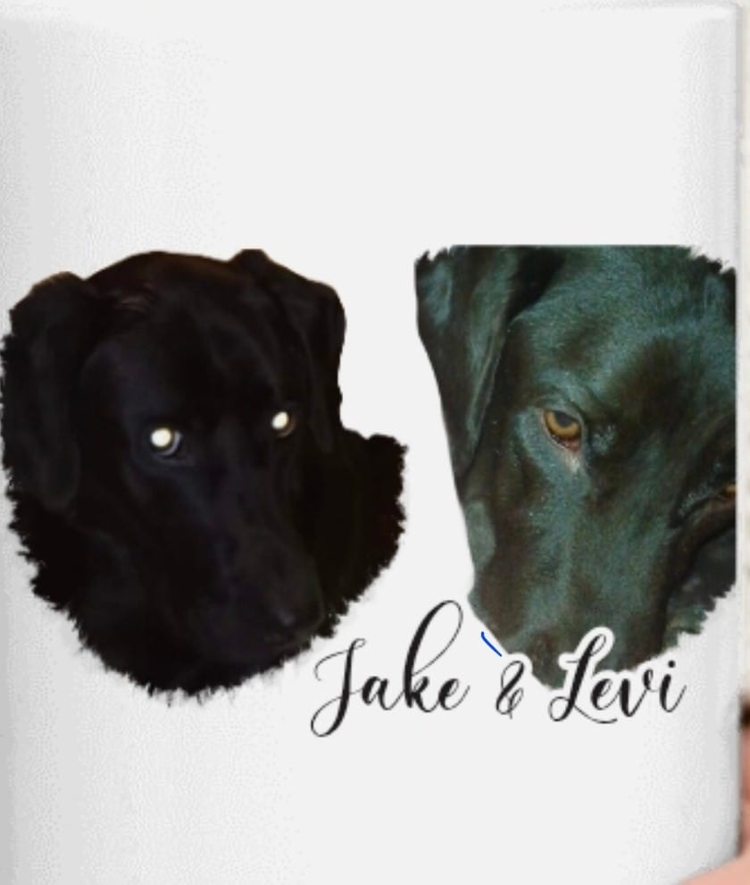 Customer photo review of Pet Portrait - Personalized Mug