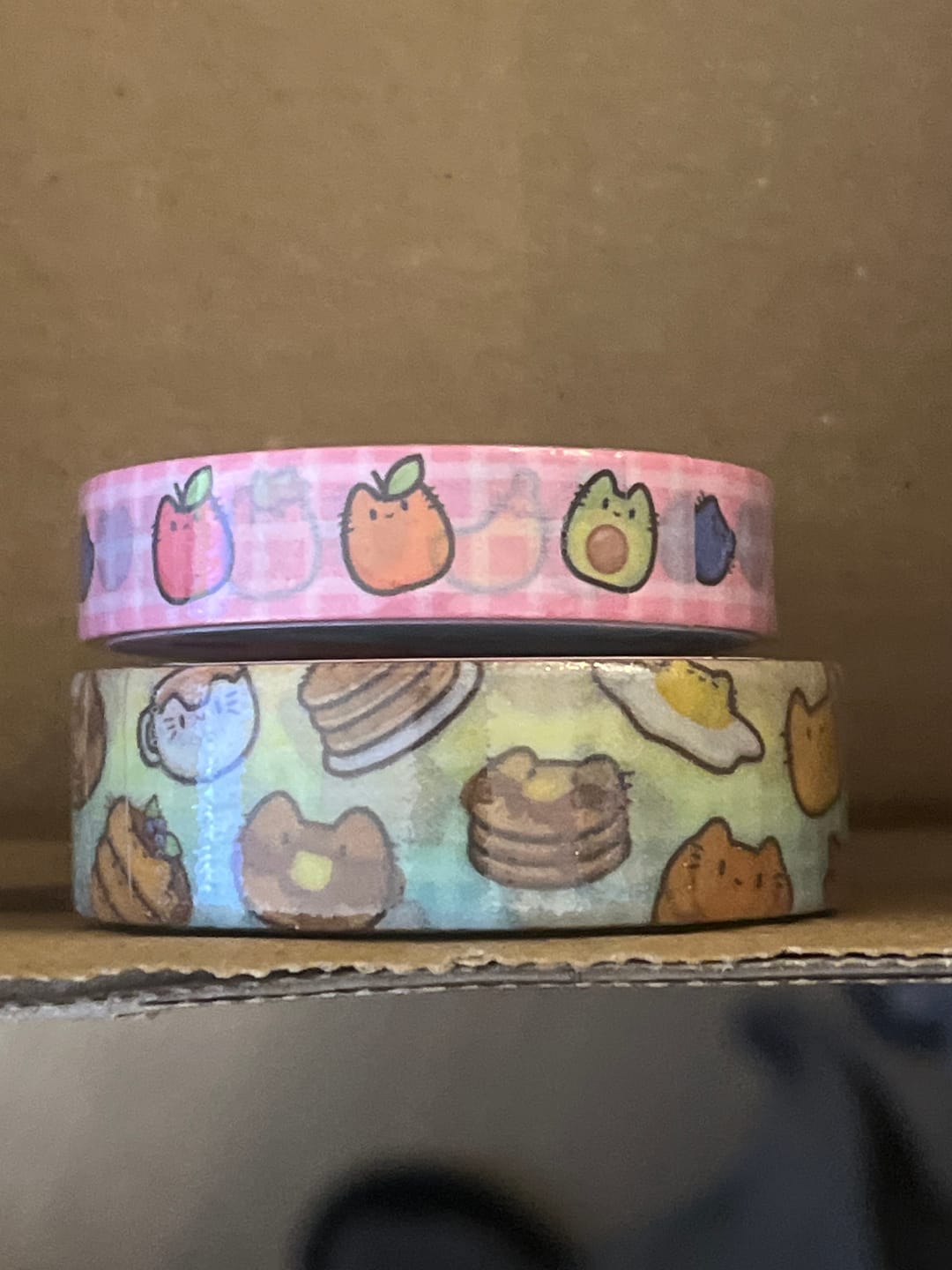 Customer photo review of Purr-fect Breakfast Washi Tapes (Set of 2)