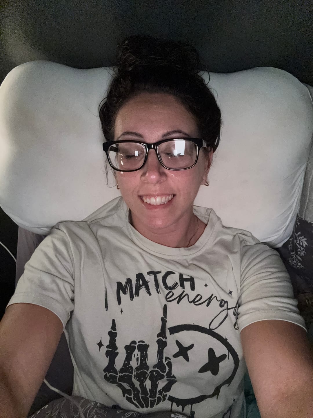 Customer photo review of CloudAlign™ Pillow