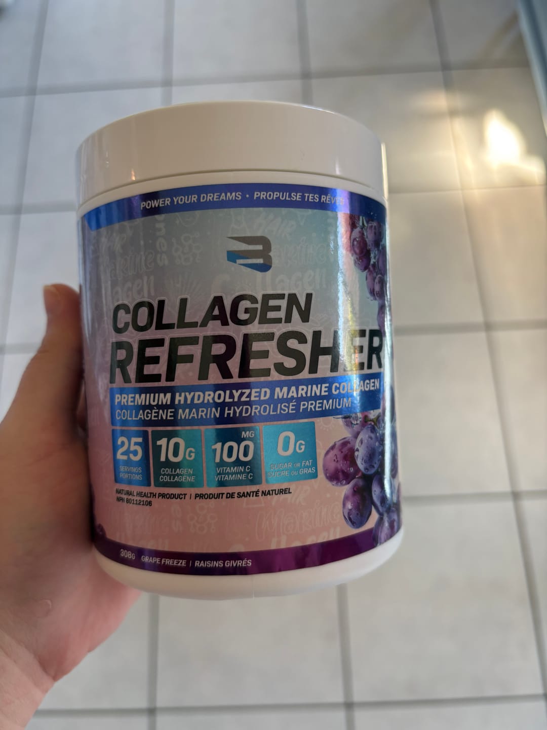 Customer photo review of Collagen Refresher