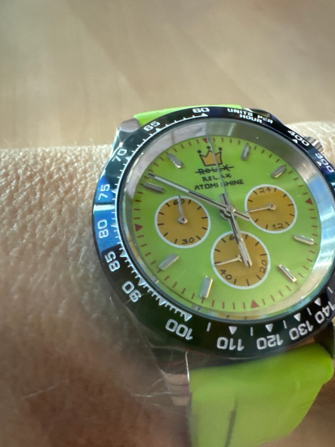 Customer photo review of VELOCIREX FLUORO WATCH