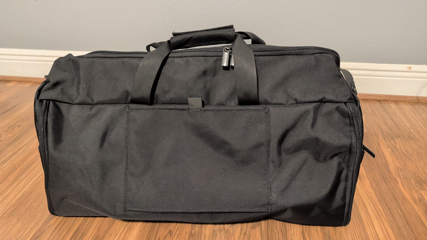 Customer photo review of Black – Garment Duffel