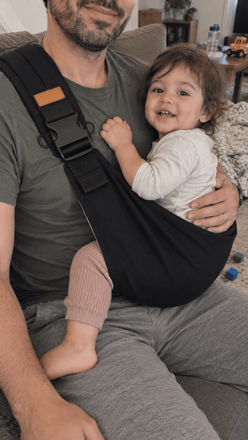Customer photo review of Portabebé Compacto Ajustable