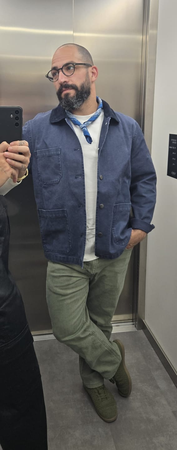 Customer photo review of French Worker Chore Jacket