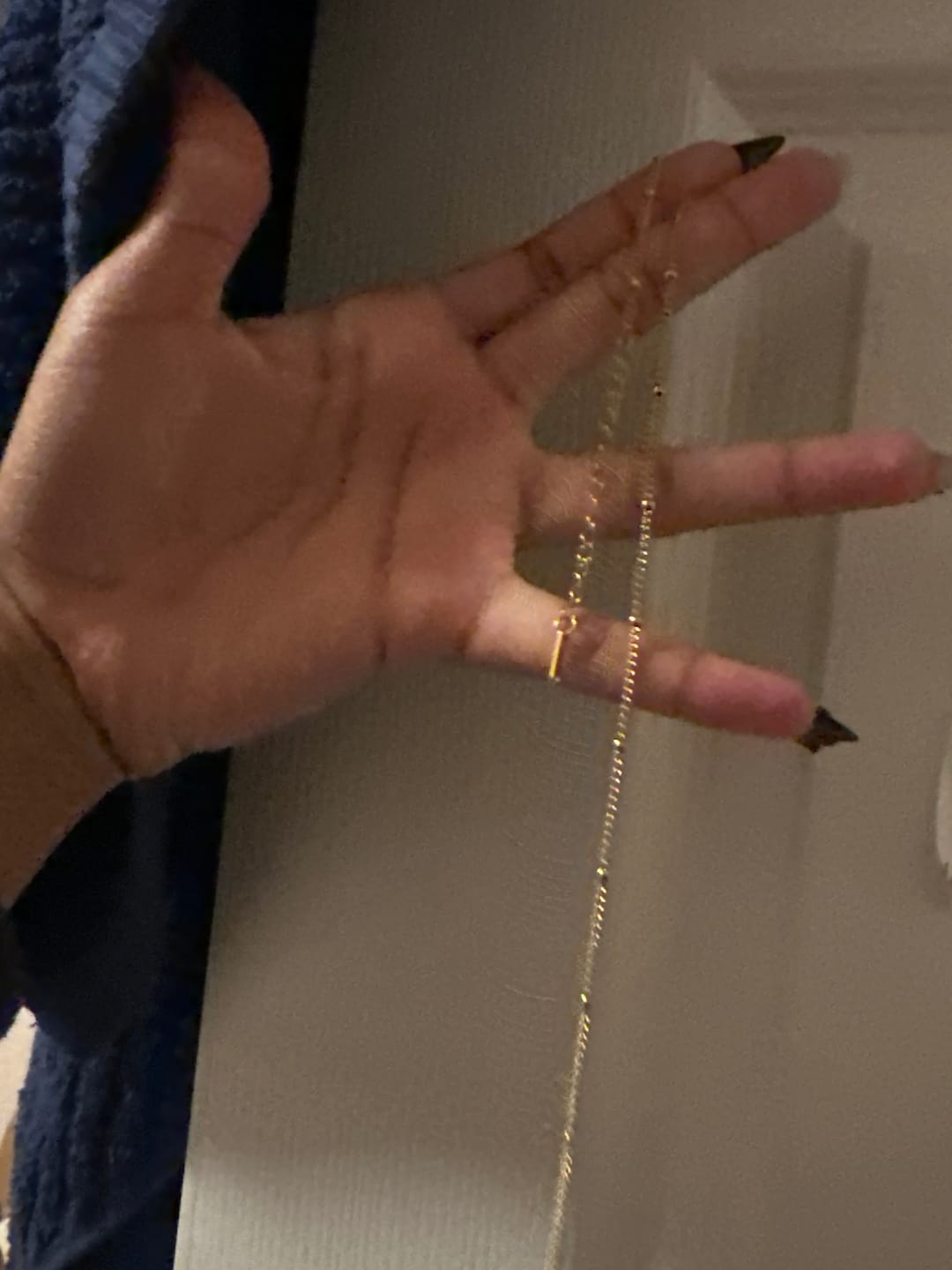 Customer photo review of Satellite Chain Necklace