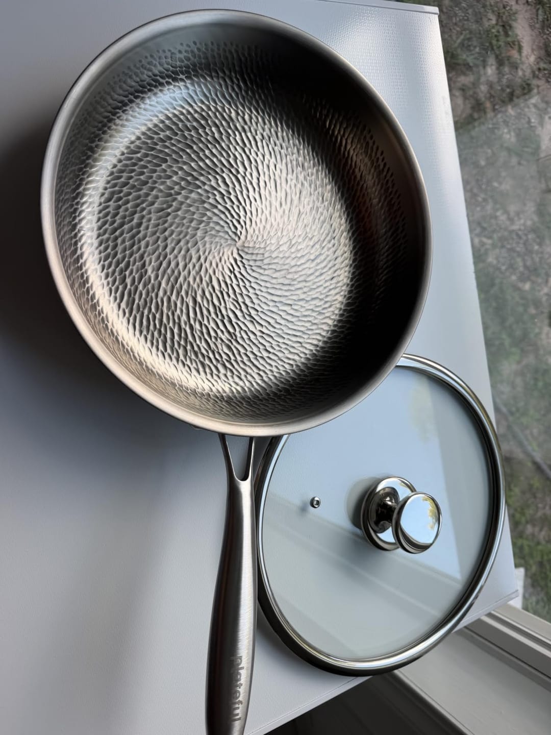 Customer photo review of Pure Titanium Non-Stick Frying Pan