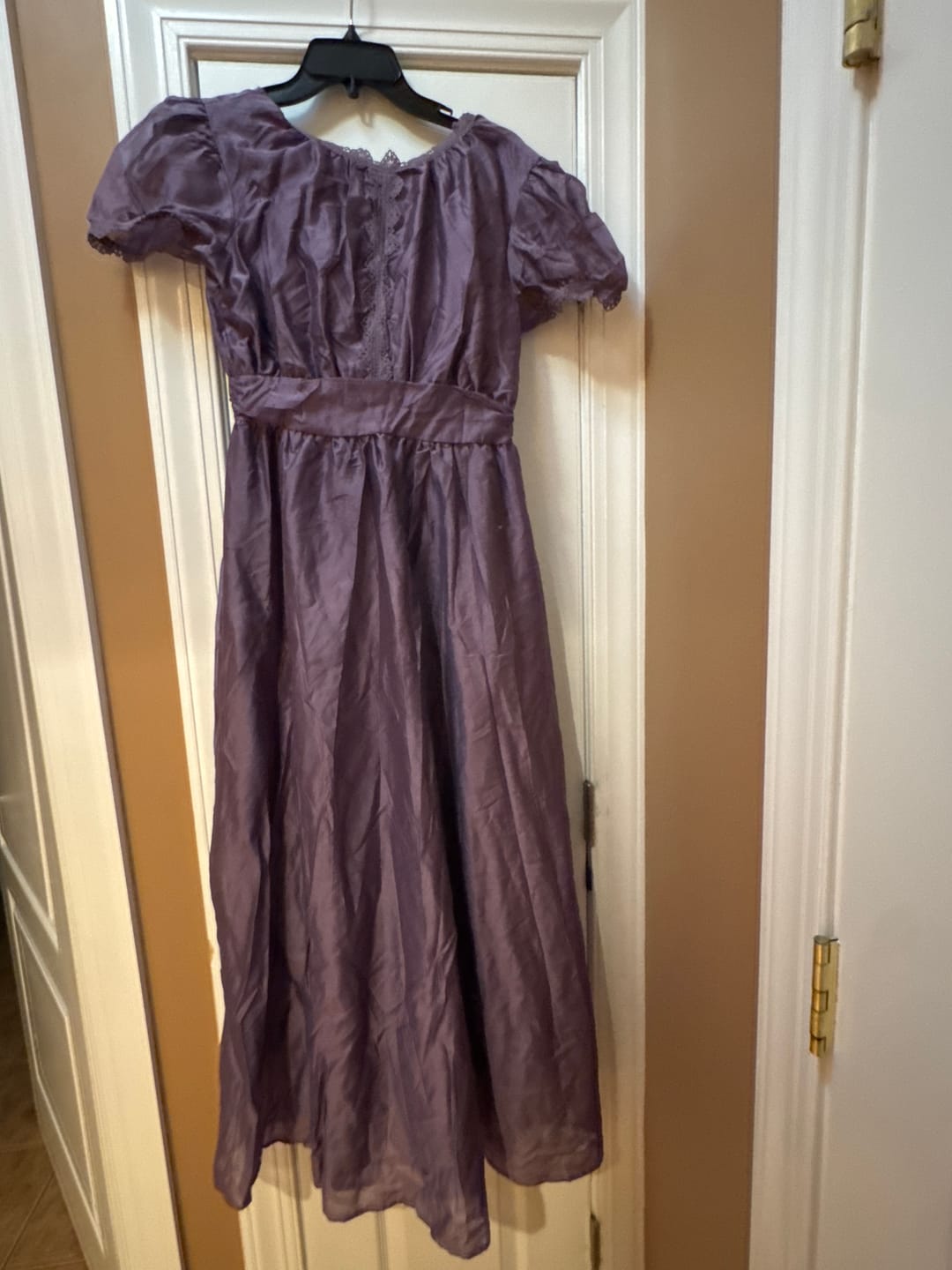 Customer photo review of Purple Chiffon Maxi Dress For Summer