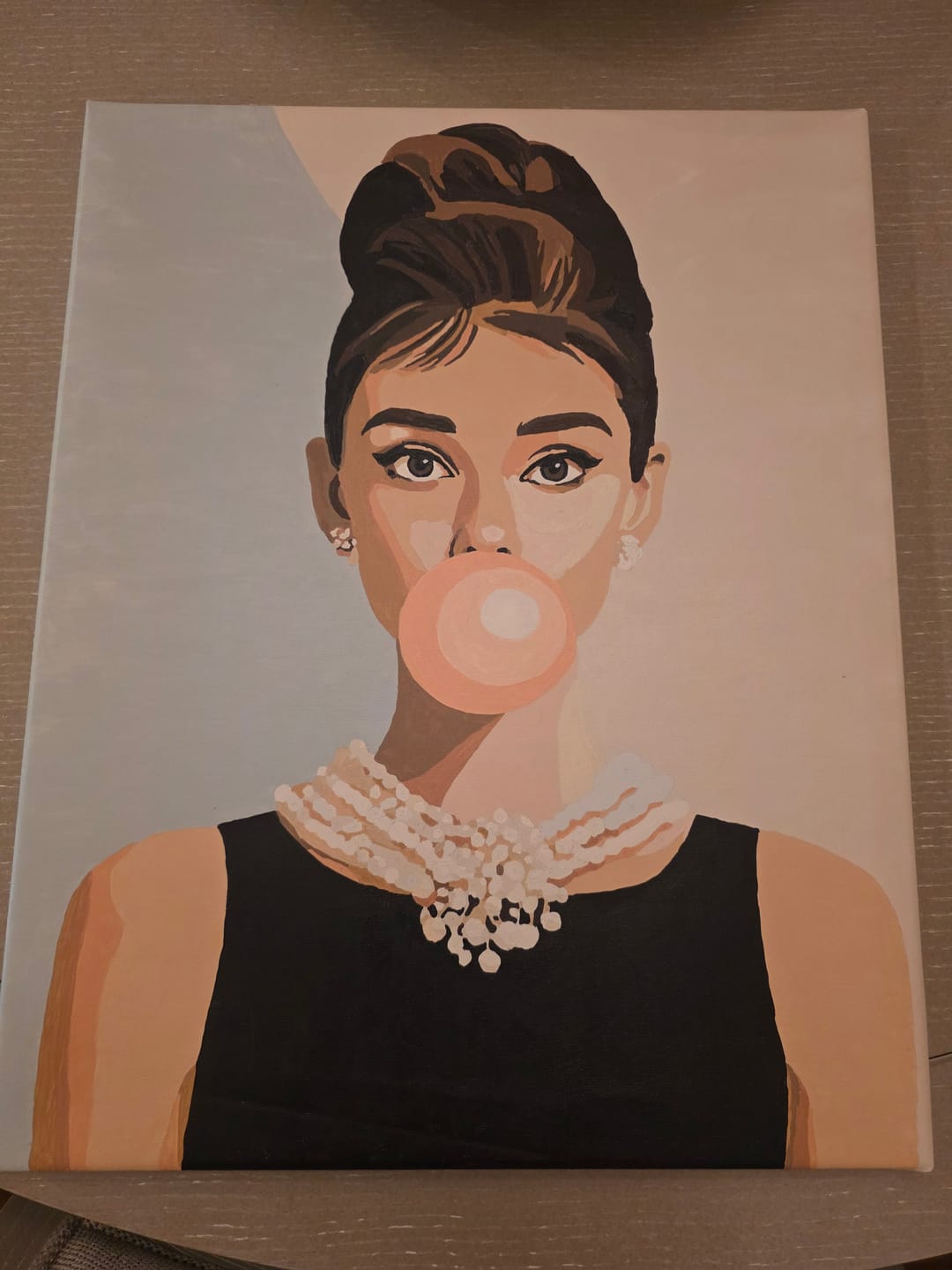 Customer photo review of Bubblegum Elegance | Paint by Number
