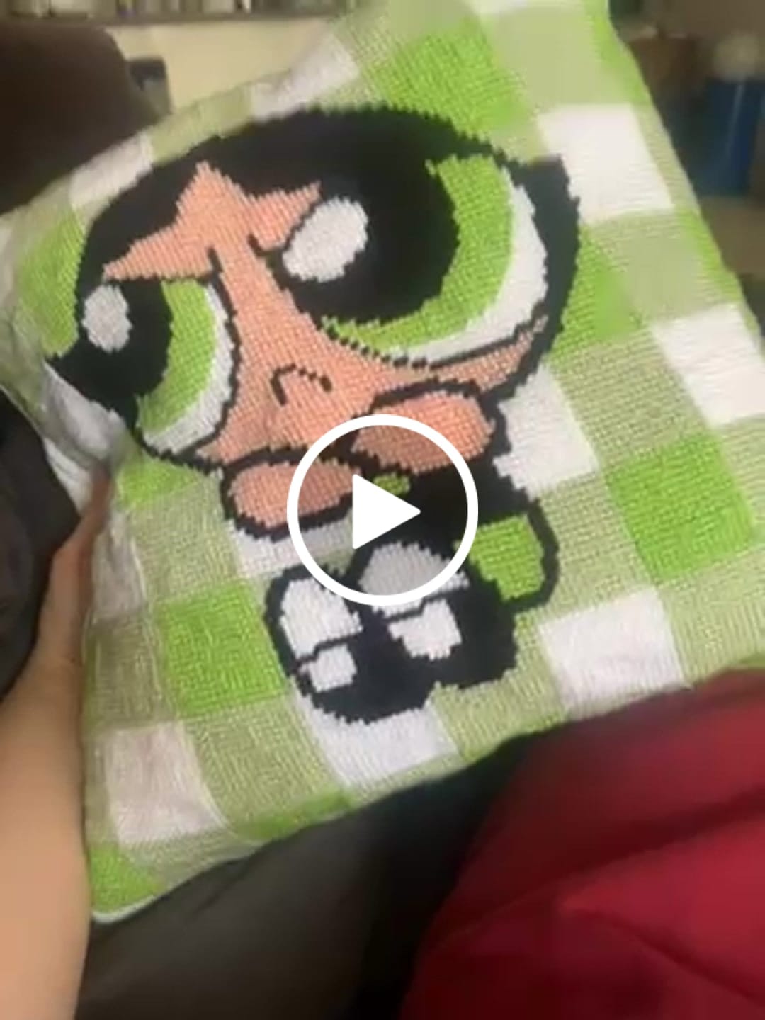 Customer video review of BUTTERCUP - Tapestry Needlepoint Cushion Kit