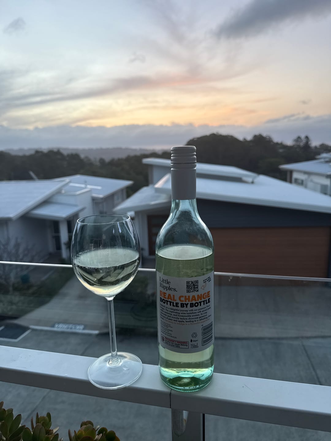 Customer photo review of Zero Sugar Pinot Grigio – Vegan Australian White Wine | 6 Pack