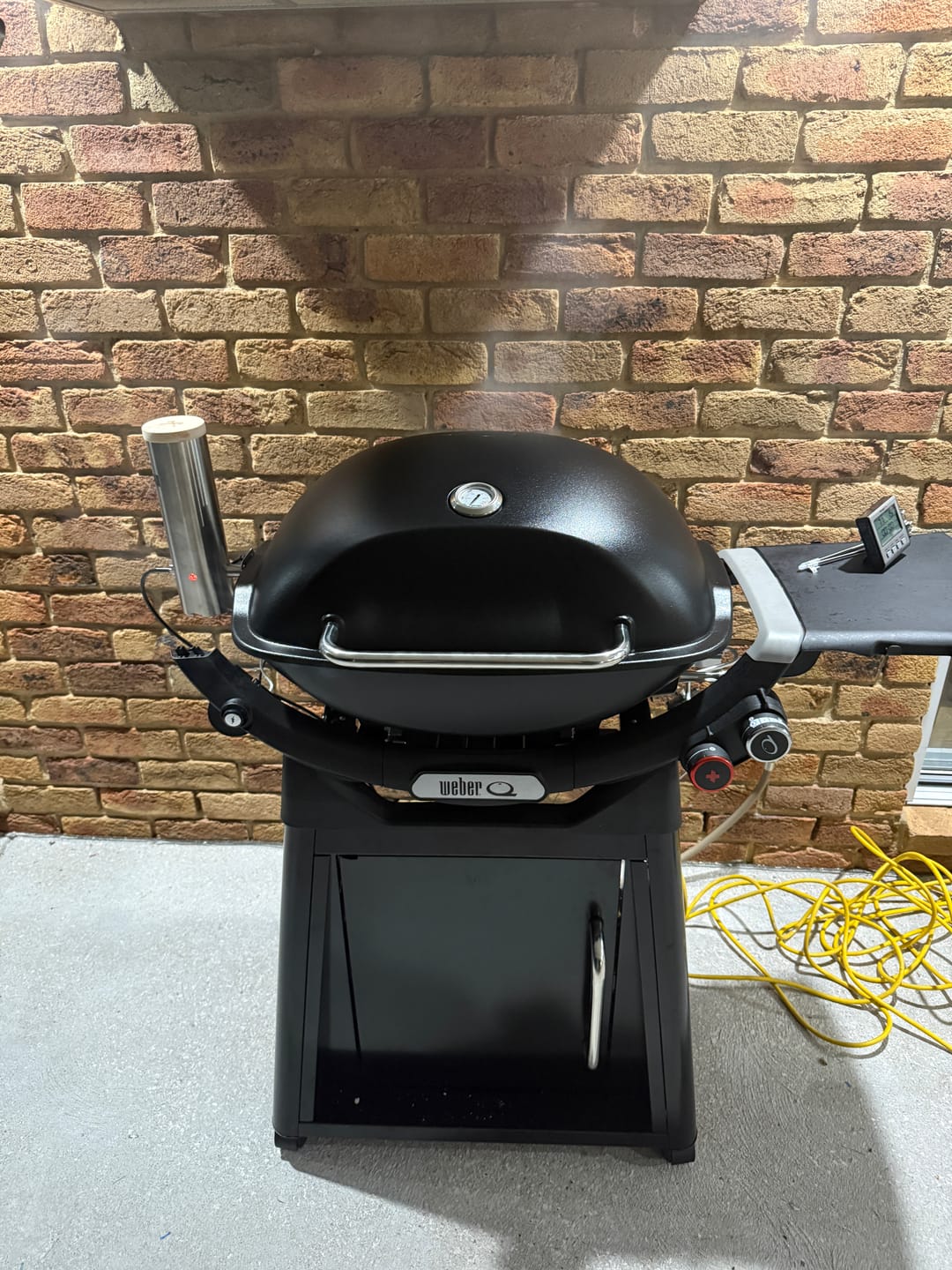 Customer photo review of Smokai Smoke Generator Kit for Weber Q Series